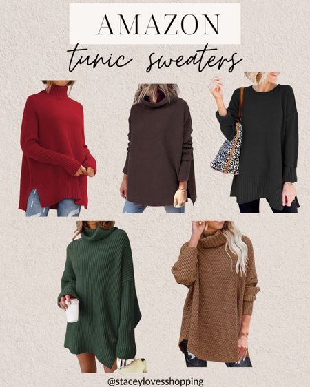 Amazon tunic sweaters for fall and winter! Great with leggings or jeans. 



#LTKover40 #LTKfindsunder50 #LTKstyletip