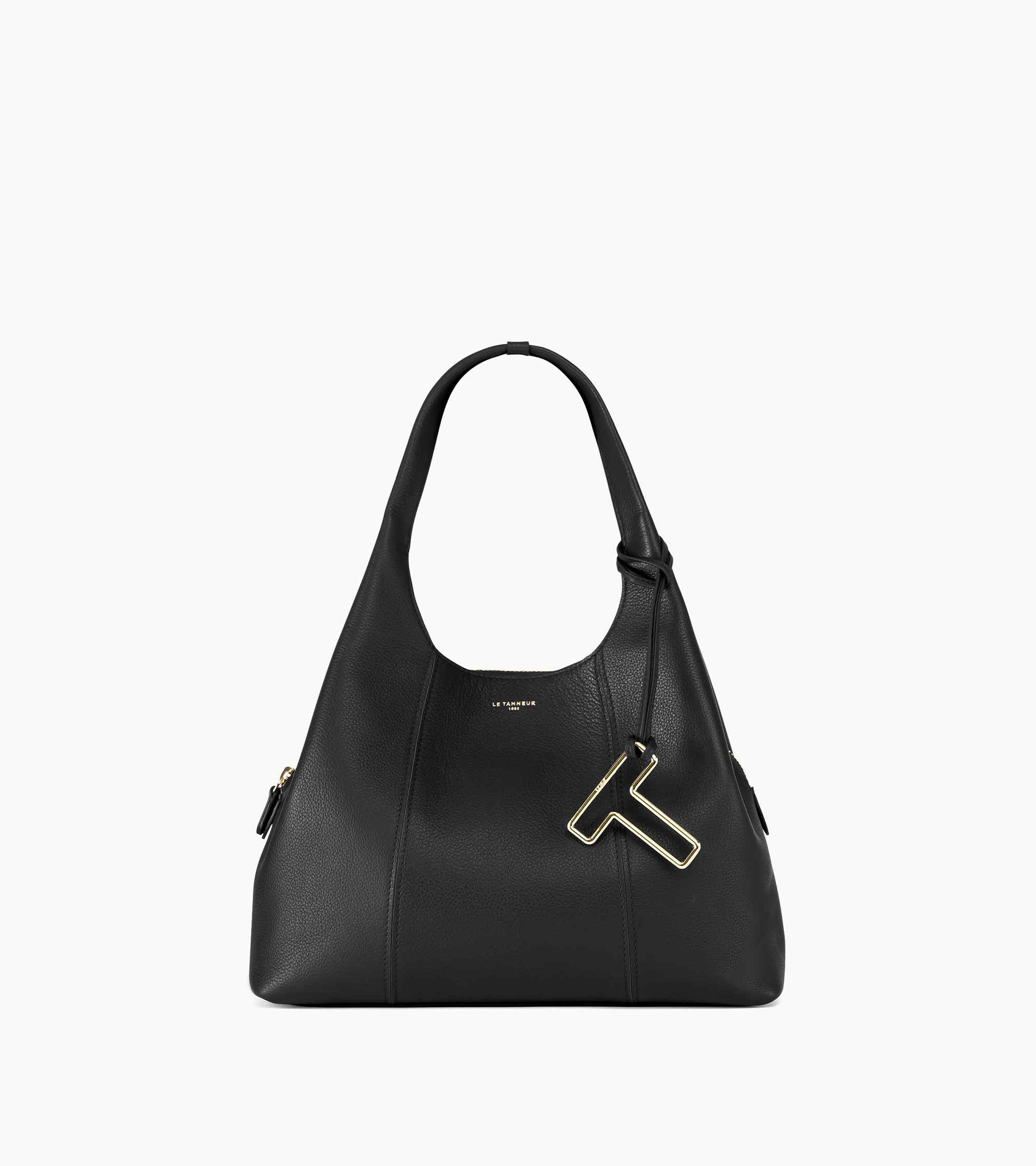 Juliette medium-sized shoulder bag in grained leather | Le Tanneur