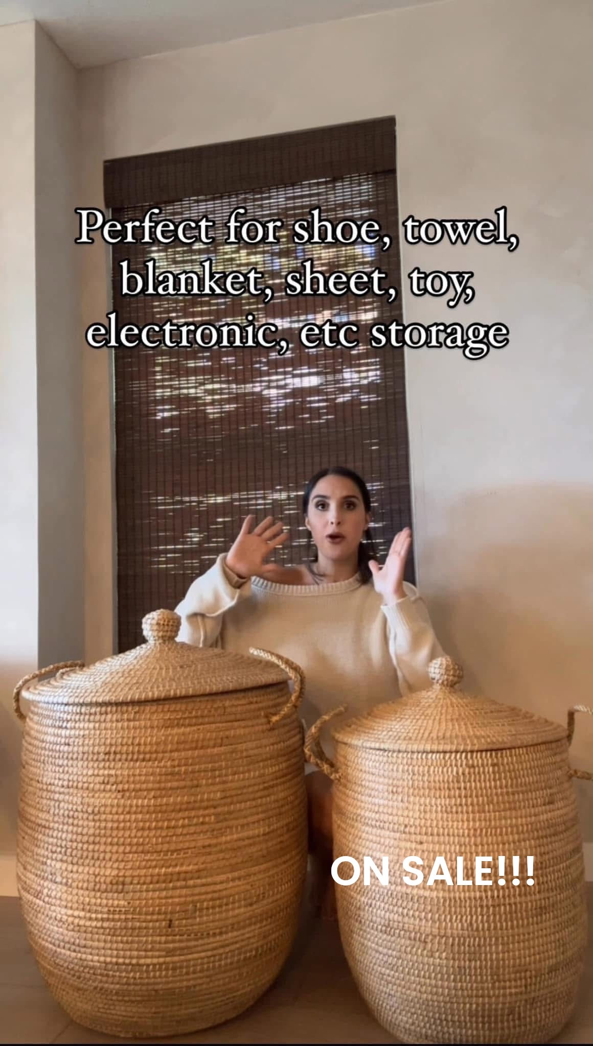 The best ever storage baskets are finally back on sale!! I love you so much. I literally have five of them! Not only are they gorgeous, but they truly hold so much!! They also now come in kids colors too (boy & prettiest subtle pink) ￼