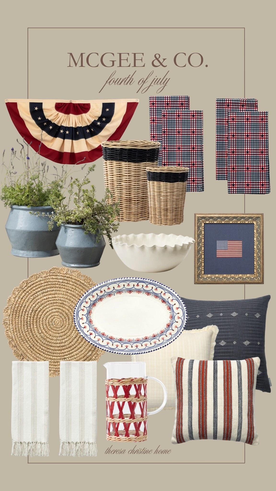McGee & Co 4th of July finds and favorites ❤️ I love these vintage Americana inspired home pieces for the summer season  

#LTKSeasonal #LTKHome
