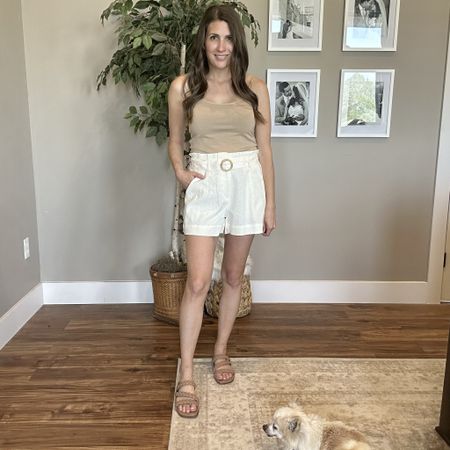 Love my neutrals! These paper bag shorts are great for vacations and summer! 

#LTKSeasonal #LTKfindsunder50 #LTKtravel