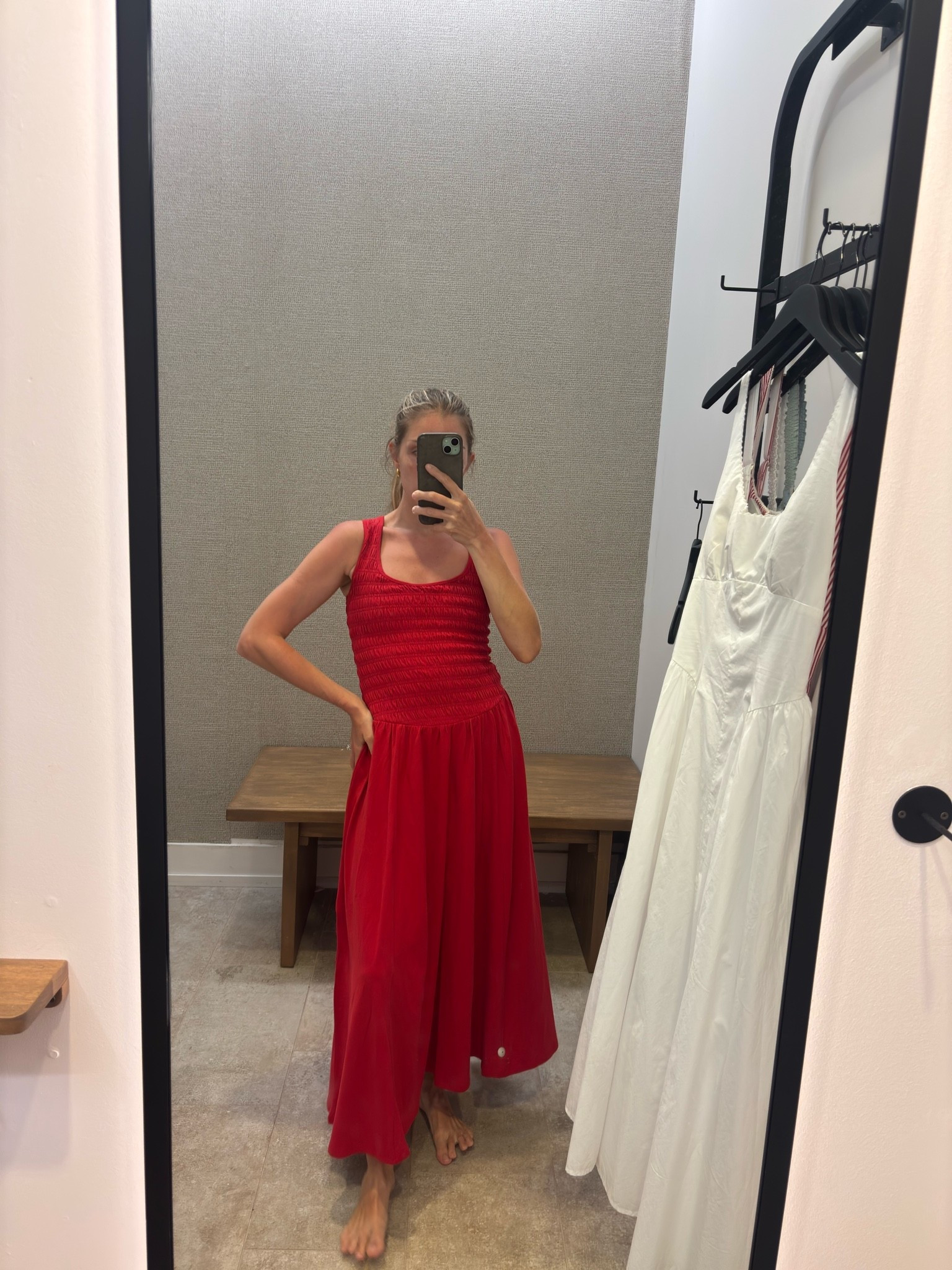 Stretchy reversible neckline dress

#LTKxAbercrombie #LTKootd