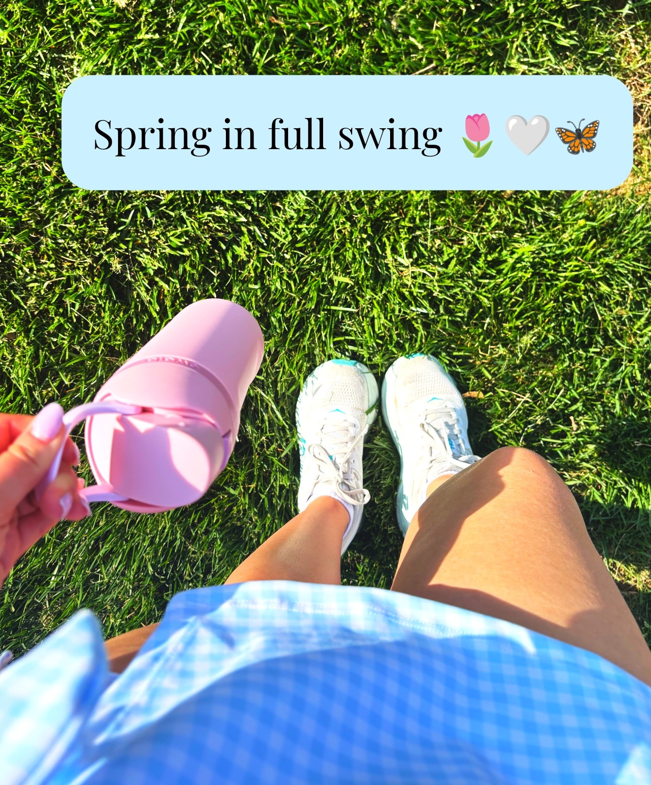 Spring in full swing with today’s OOTD 🤍🌷🩵

#LTKActive #LTKootd