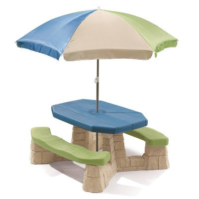 Step2 Octagon Picnic Table with Umbrella | Target
