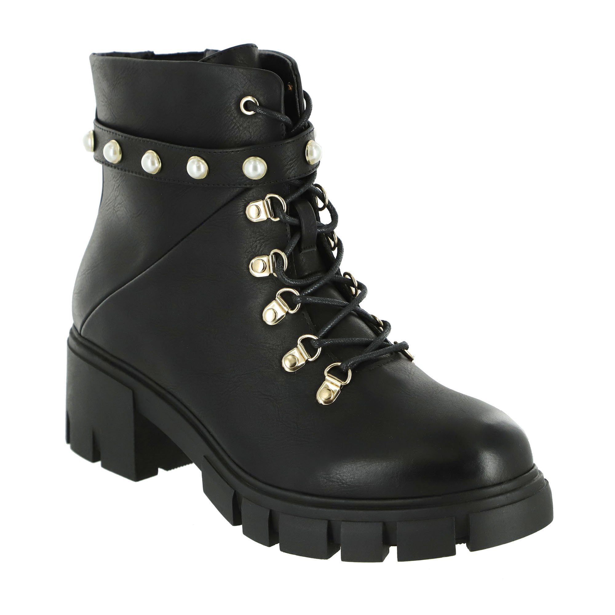 Eloquii Elements Women's Wide Width Embellished Lace Up Boot | Walmart (US)