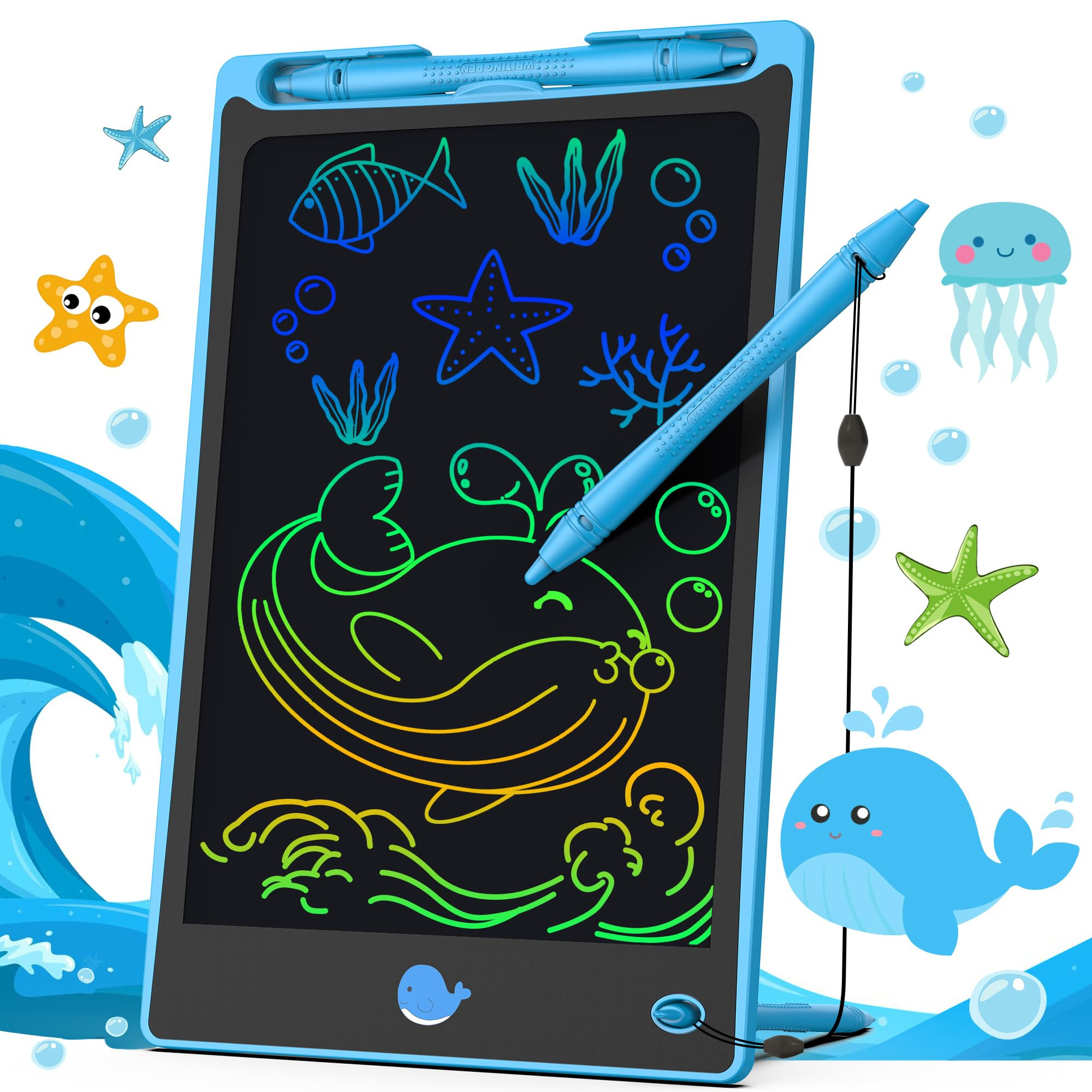 Hockvill LCD Writing Tablet for Children 8.8 Inch, Toys for Girls Boys Drawing Pad for 3 4 5 6 7 ... | Amazon (US)