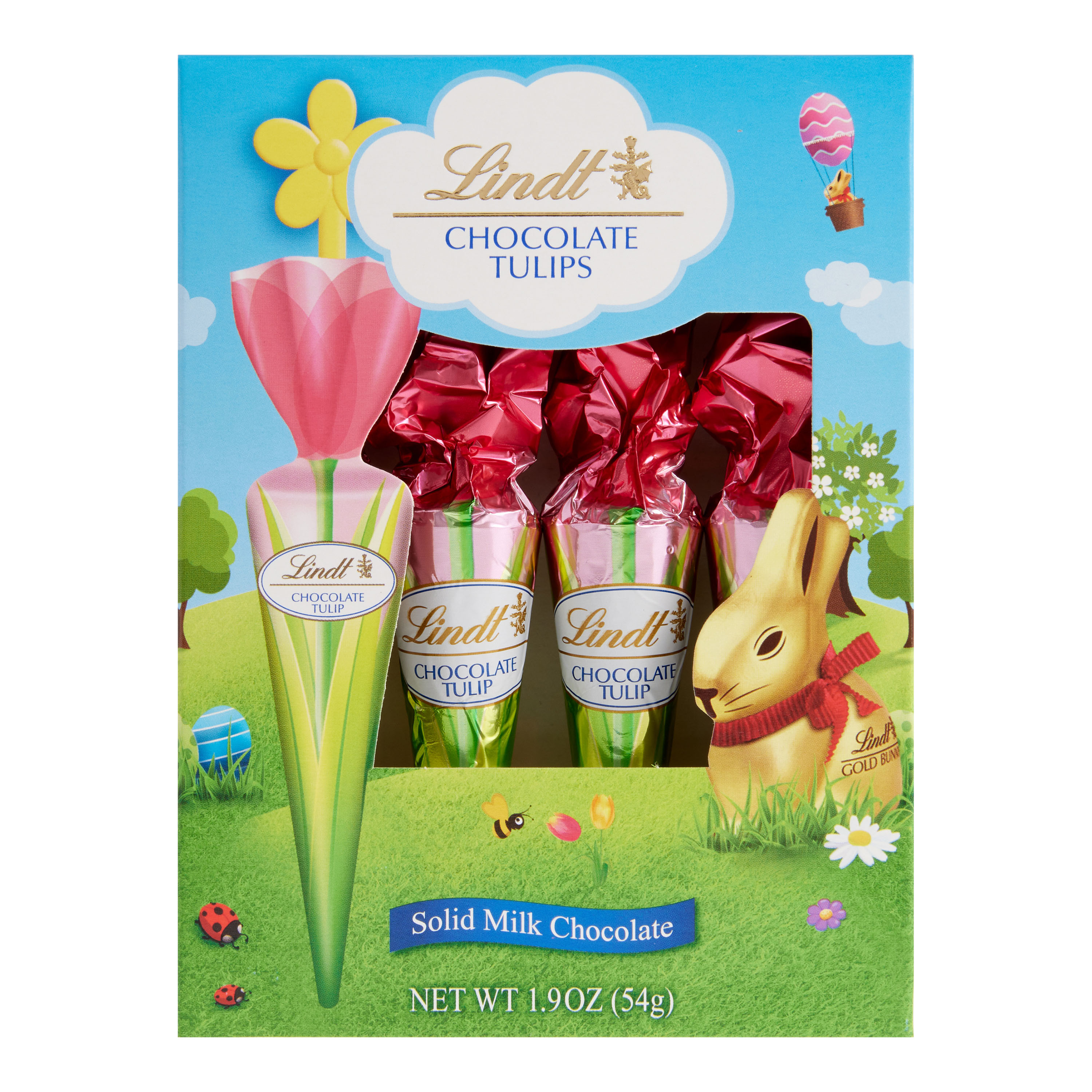 Lindt Milk Chocolate Tulips 4 Piece | World Market