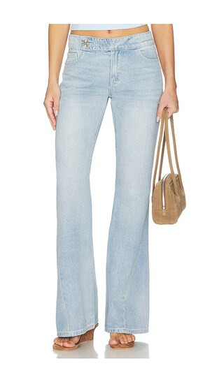 LIONESS Hilton Jeans in Blue. - size 16 | Revolve Clothing (Global)