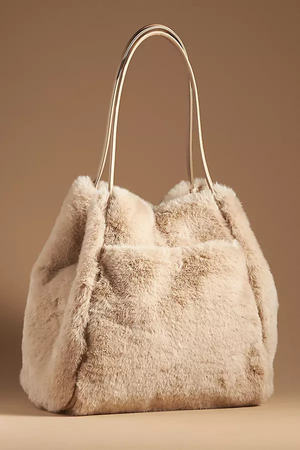 The Hollace Tote: Faux-Fur Edition | Anthropologie (US)