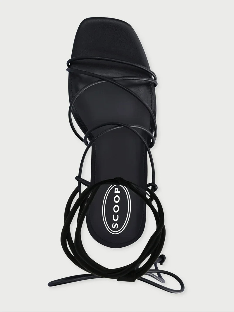 Scoop Women’s Lace Up Stiletto Heel Sandals | Walmart (US)