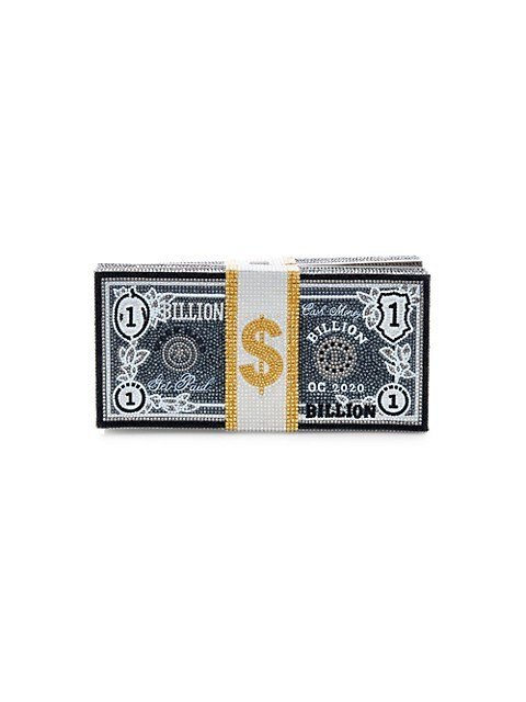 Stack of Cash Billions Crystal Clutch | Saks Fifth Avenue