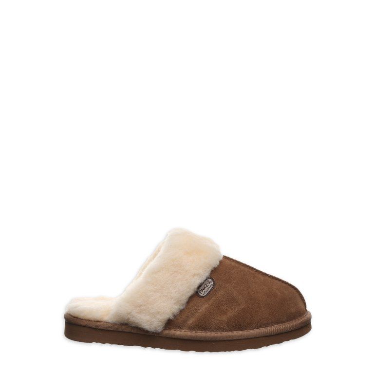 Pawz by Bearpaw Women's Mackenzie Suede Scuff Slipper - Walmart.com | Walmart (US)