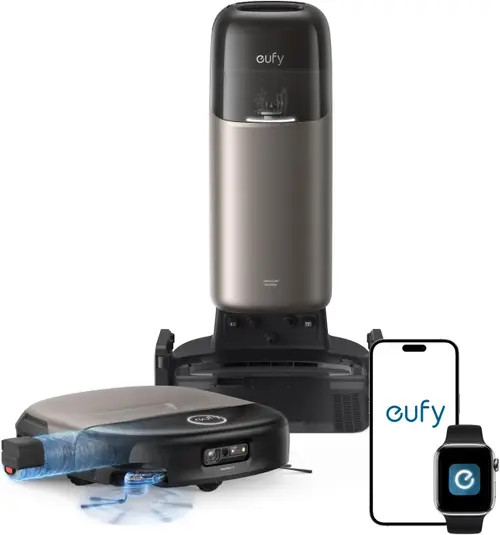eufy Omni S2 Robot Vacuum and Mop Combo with HydroJet Self-Cleaning Roller Mop in Black at Nordstrom | Nordstrom