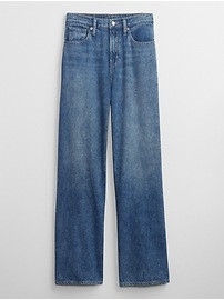 High Rise Wide-Leg Jeans | Gap Factory