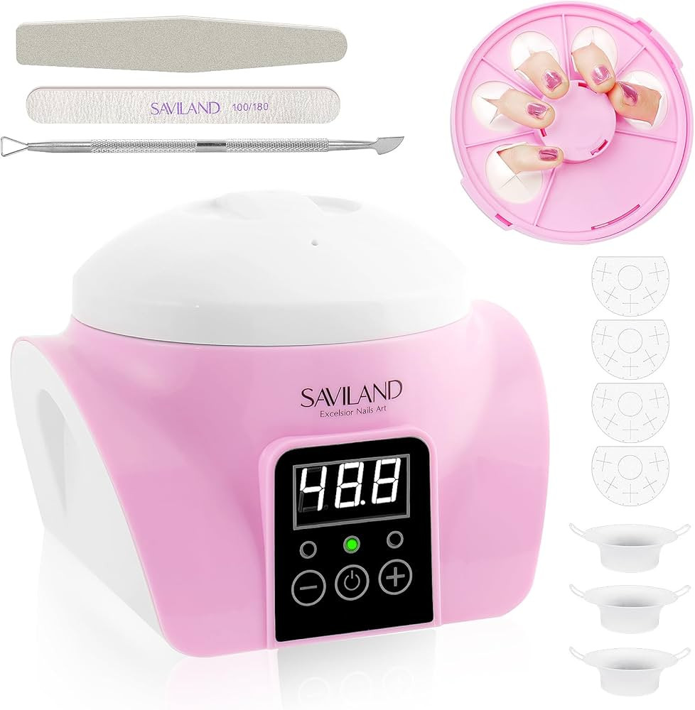 SAVILAND Nail Steamer Remover Quick Remove: Automatic Steam Nail Remover Gel Nail Polish Remover ... | Amazon (US)