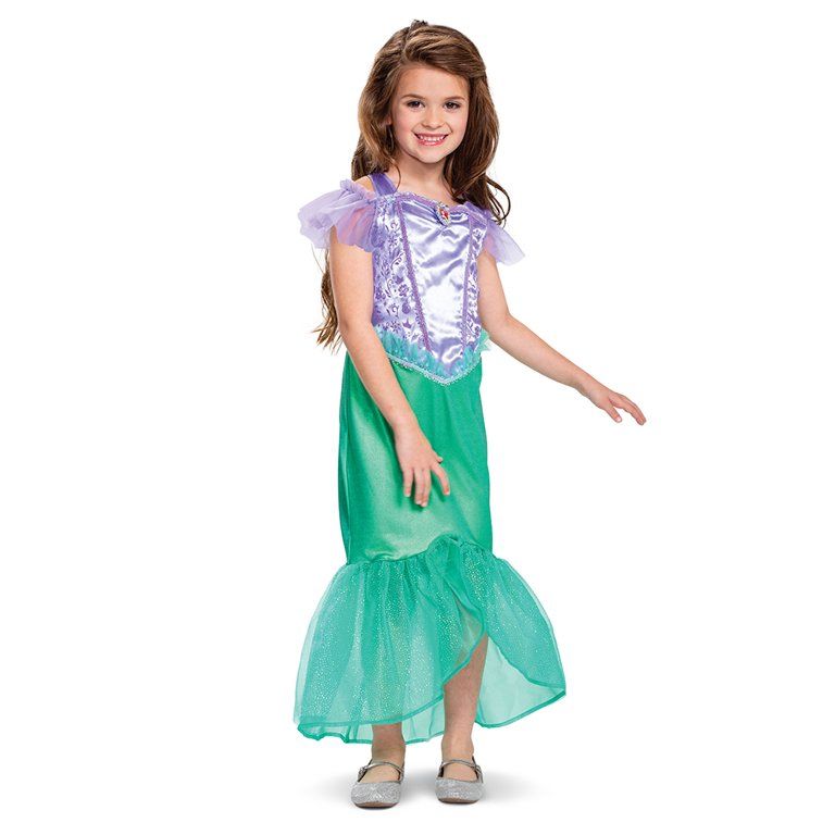 Disguise Disney Princess Ariel Classic Child Girls Halloween Costume | Walmart (US)