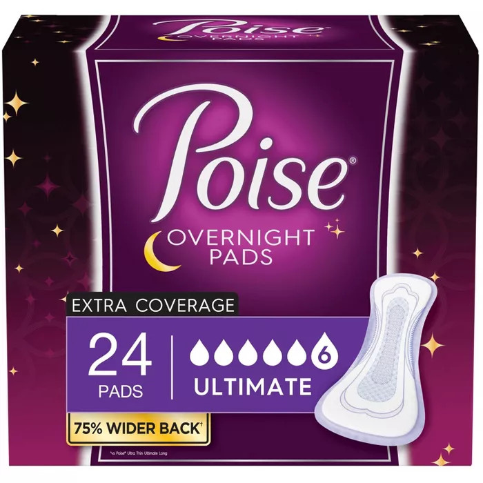 Poise Overnight Incontinence Pads - Ultimate Absorbency | Target