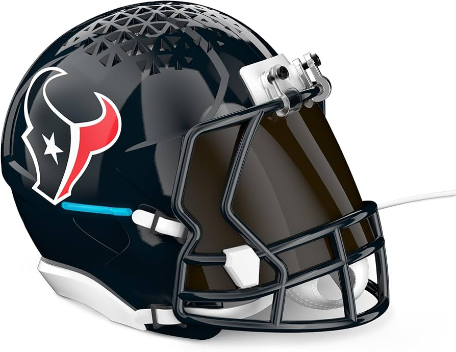 NFL Echo Dot Bundle: Includes Echo Dot | Deep Sea Blue and Limited-Edition NFL Helmet Stand | Hou... | Amazon (US)