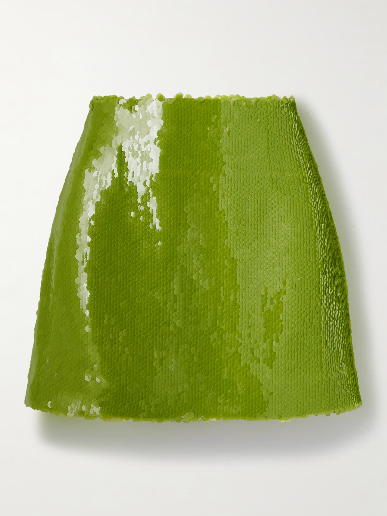 16ARLINGTON - Este Sequined Tulle Mini Skirt - Sage green - UK 14 | NET-A-PORTER APAC