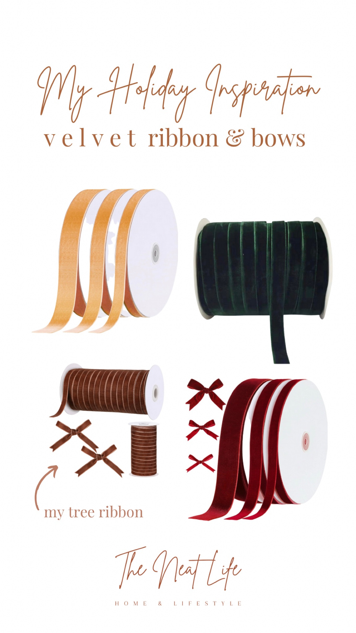 elevate your holiday style with gorgeous velvet ribbon! 😍✨ 

#LTKSeasonal #LTKstyletip #LTKHoliday