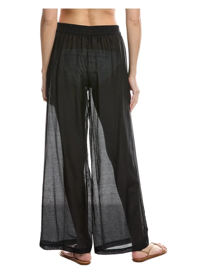 Natori womens  Silk-Blend Voile Pant, l, Black | Walmart (US)