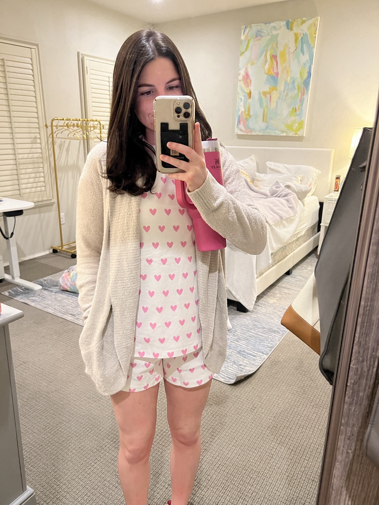 I am such a sucker for Valentine’s Day themed stuff! Love these new Lake pajamas! They have so many cute patterns!!Also, wearing the BEST cardigan ever. Seriously everyone needs one it’s so comfy and I throw it on all the time!!

#LTKfindsunder100 #LTKGiftGuide #LTKhome