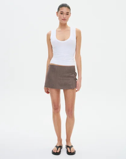 Low Rise Buckle Mini Skort | Glassons (Australia)