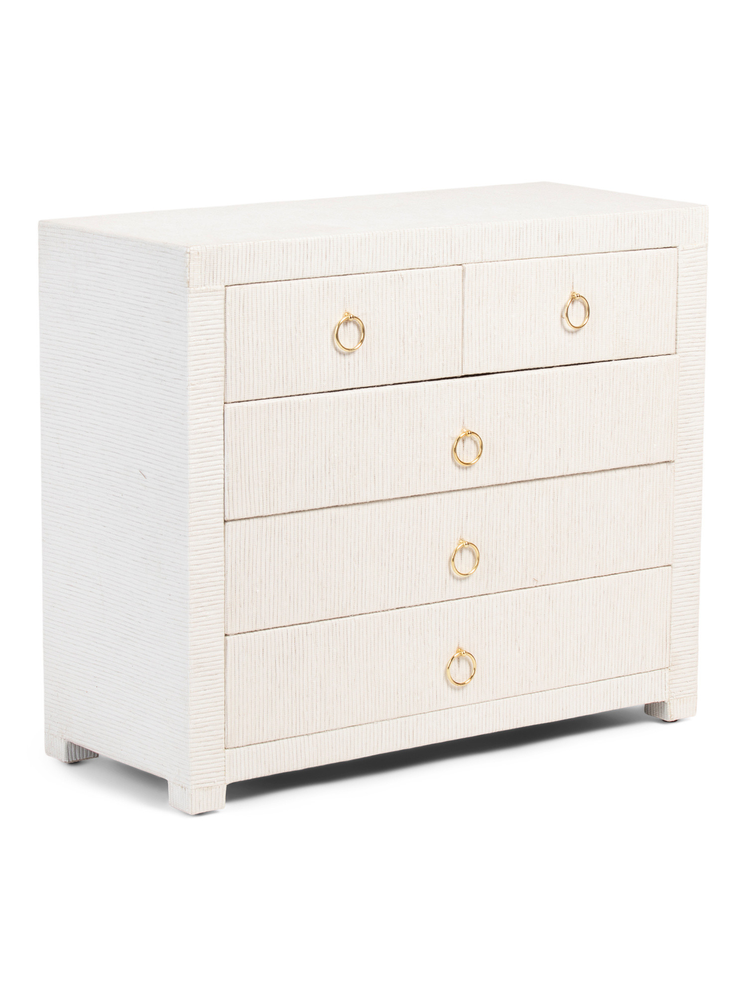 27in Raffia 5 Drawer Chest | TJ Maxx