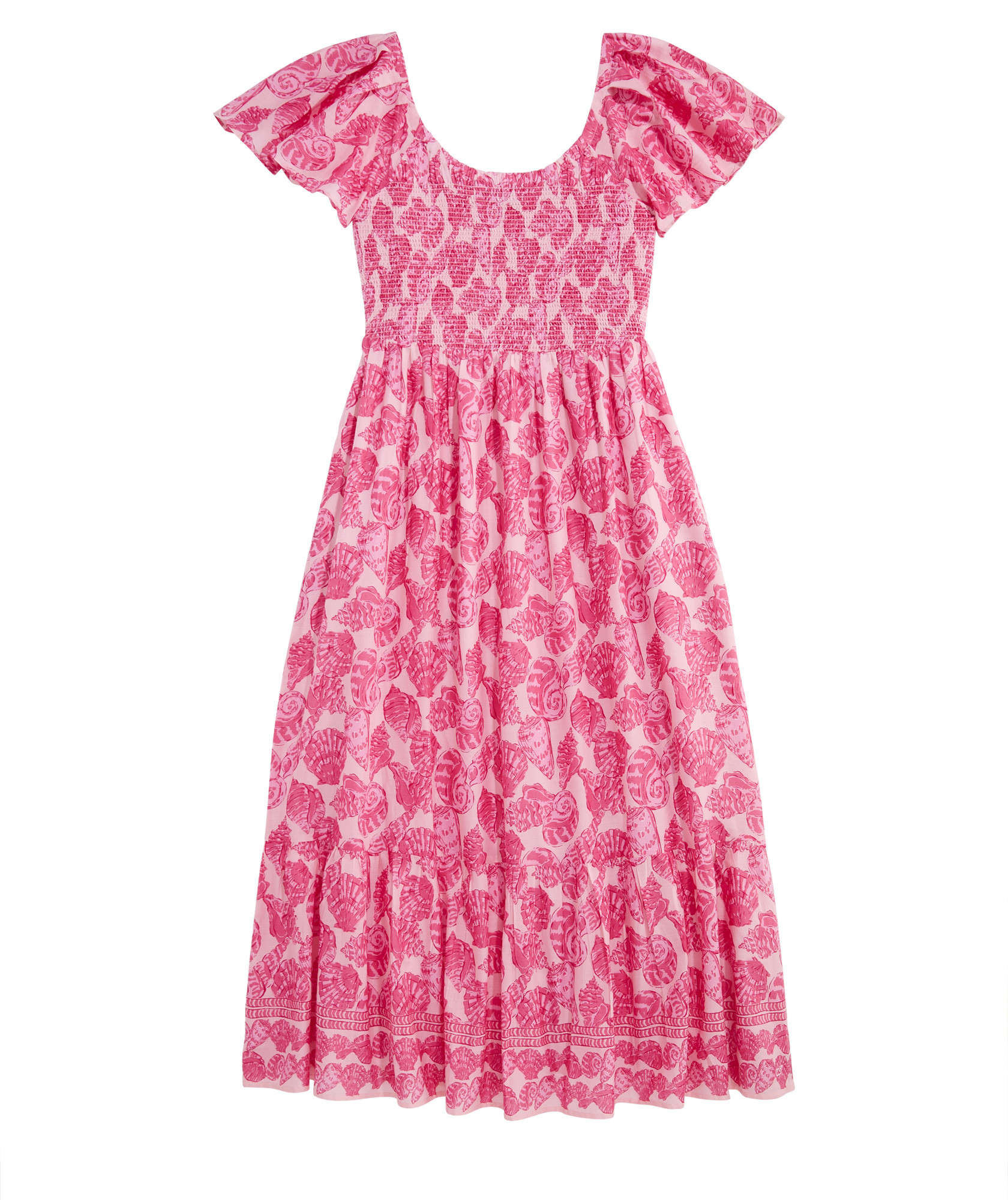 OUTLET Shell Print Maxi Dress | vineyard vines