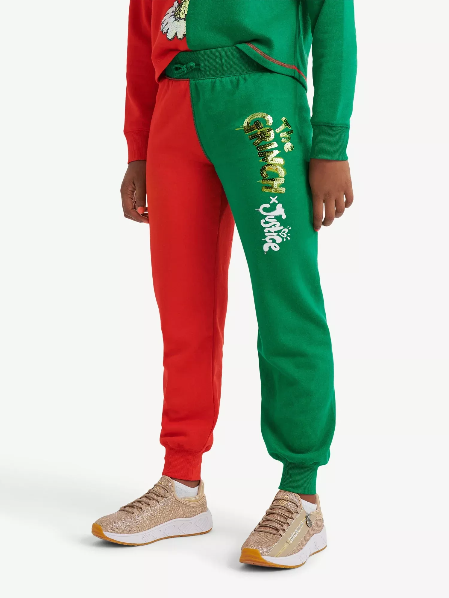 Justice velour joggers hot sale