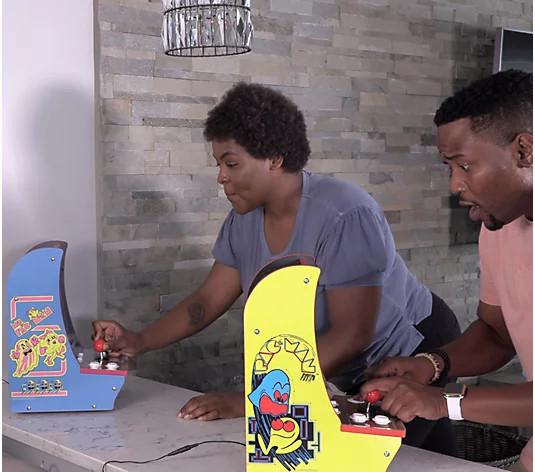 Arcade1Up 2 Game Countercade Tabletop Home Arcade Machine - QVC.com | QVC