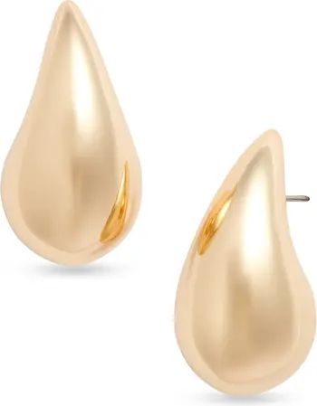 Open Edit Polished Teardrop Stud Earrings | Nordstrom | Nordstrom