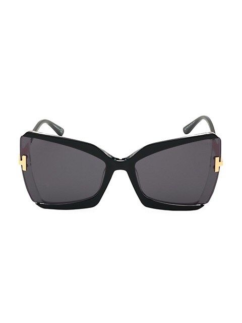 Gia 63MM Butterfly Sunglasses | Saks Fifth Avenue