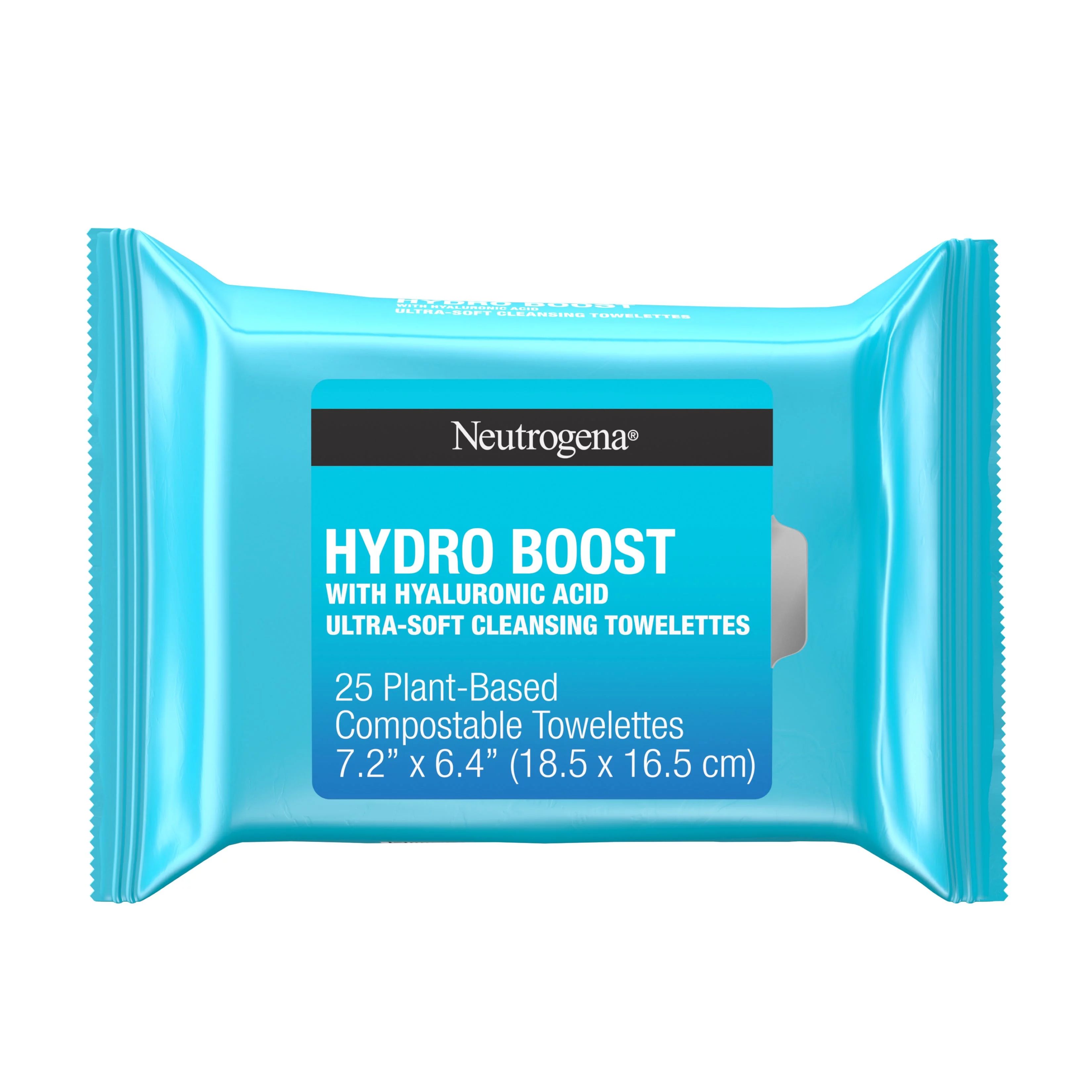 Neutrogena Hydro Boost Face Cleansing & Makeup Remover Wipes, 25 ct | Walmart (US)