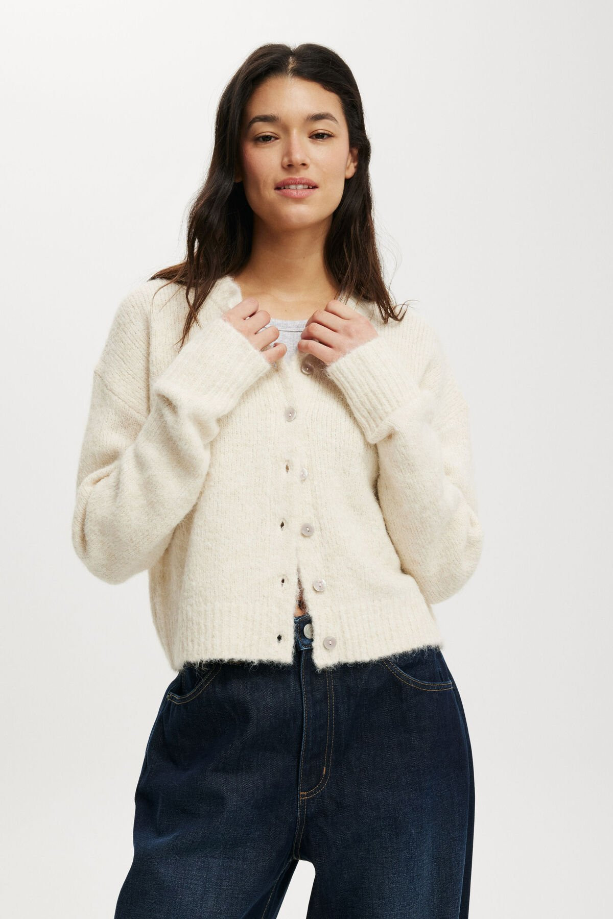 Lofty Luxe Crew Cardigan | Cotton On (US)