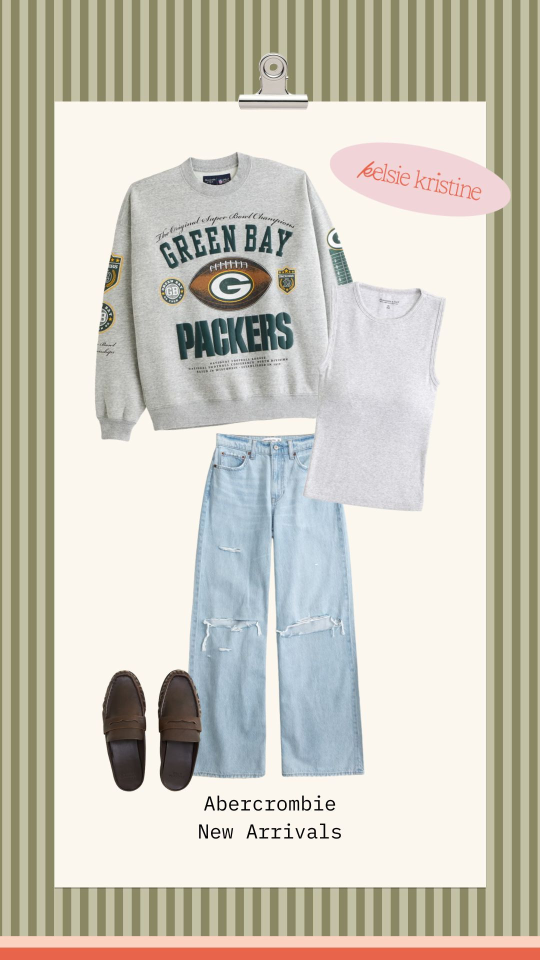 Fall is coming, and I am ready for this gameday outfit! 
🚨 ABERCROMBIE DENIM SALE IS HERE! 🚨
👖 Aug. 5–10: 25–50% OFF all jeans online
🛍️ 20% OFF almost everything else online + in stores
💸 Use code DENIMAF for an EXTRA 15% OFF almost everything online + in stores!

| Abercrombie | Abercrombie & Fitch | A&F | Abercrombie New Arrivals | New Arrivals | Denim Sale | Jeans Sale | Abercrombie Jeans | Fall Fashion | Fall Outfits | Women's Fashion | Women's Style | Mom Style | Mom Fashion | Mid Size Fashion | Mid Size Style | Affordable Fashion | Everyday Style | Casual Chic | Fall Wardrobe | Fall Essentials | Wardrobe Staples | Outfit Inspiration | Fashion Finds | Trendy Style | Cozy Style | LTK Fashion | LTK Creator | Shop My Links | Football Finds | Fashion Influencer | Abercrombie NFL | NFL | Football Season | Gameday Outfit | Go Pack Go | Fall is Coming | Football Outfit |  

 #LTKootd #LTKSaleAlert #LTKMidsize