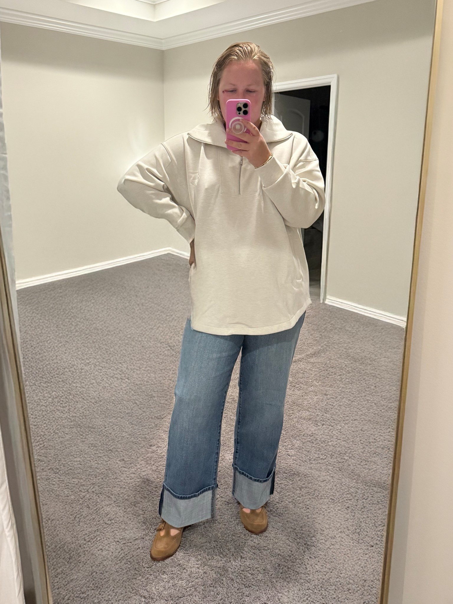 Nordstrom Sale picks— Zella scuba tunic, cuff jeans, suede mules

#LTKMidsize #LTKSaleAlert