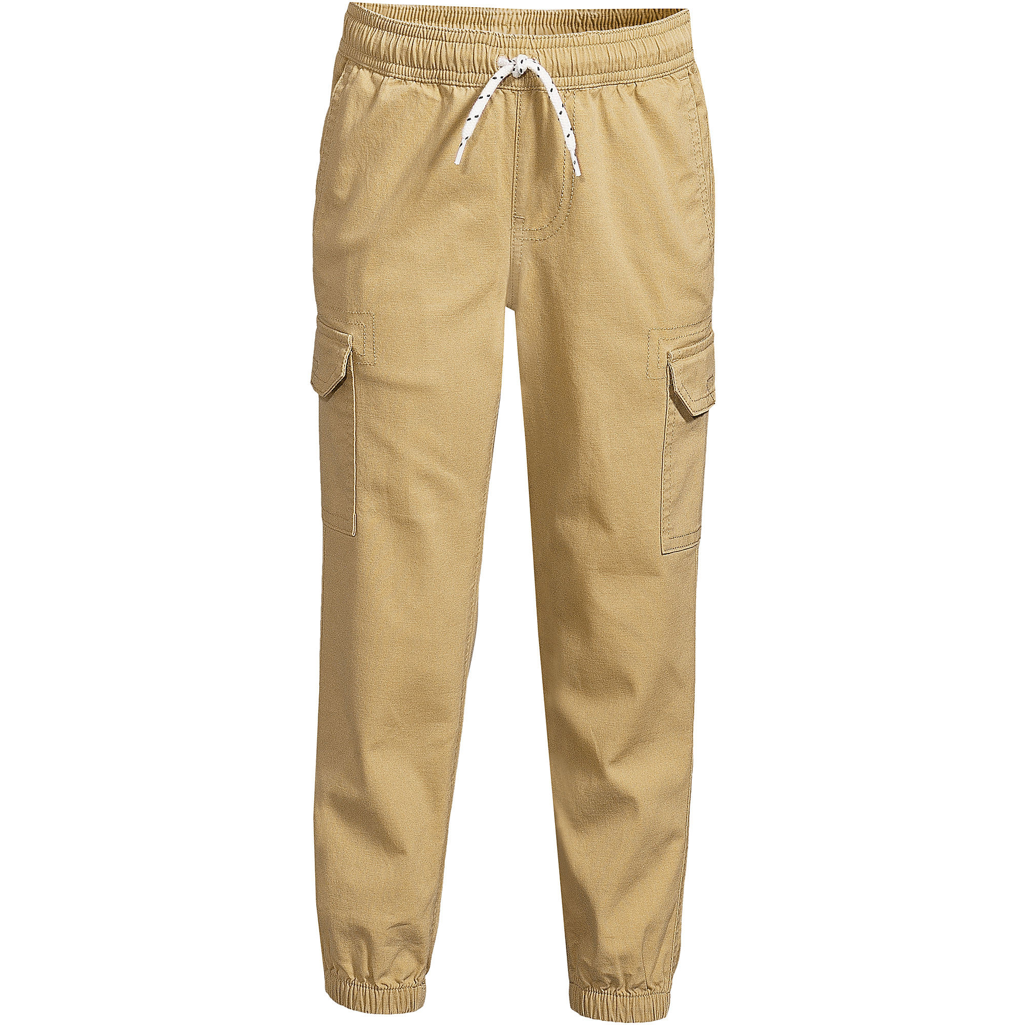 Boys Iron Knee Stretch Cargo Jogger Pants | Lands' End (US)