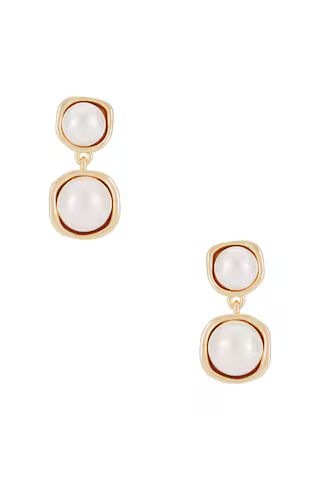 SHASHI Noor Pearl Drop Earring in Ivory from Revolve.com | Revolve Clothing (Global)