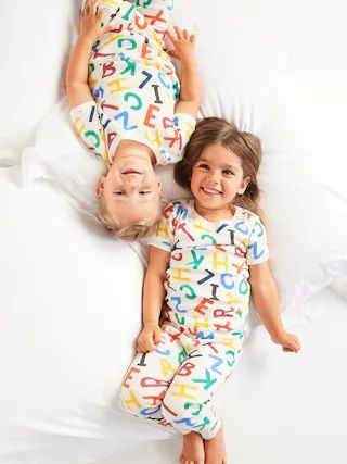 Unisex Printed Snug-Fit Pajama Set for Toddler & Baby | Old Navy (CA)