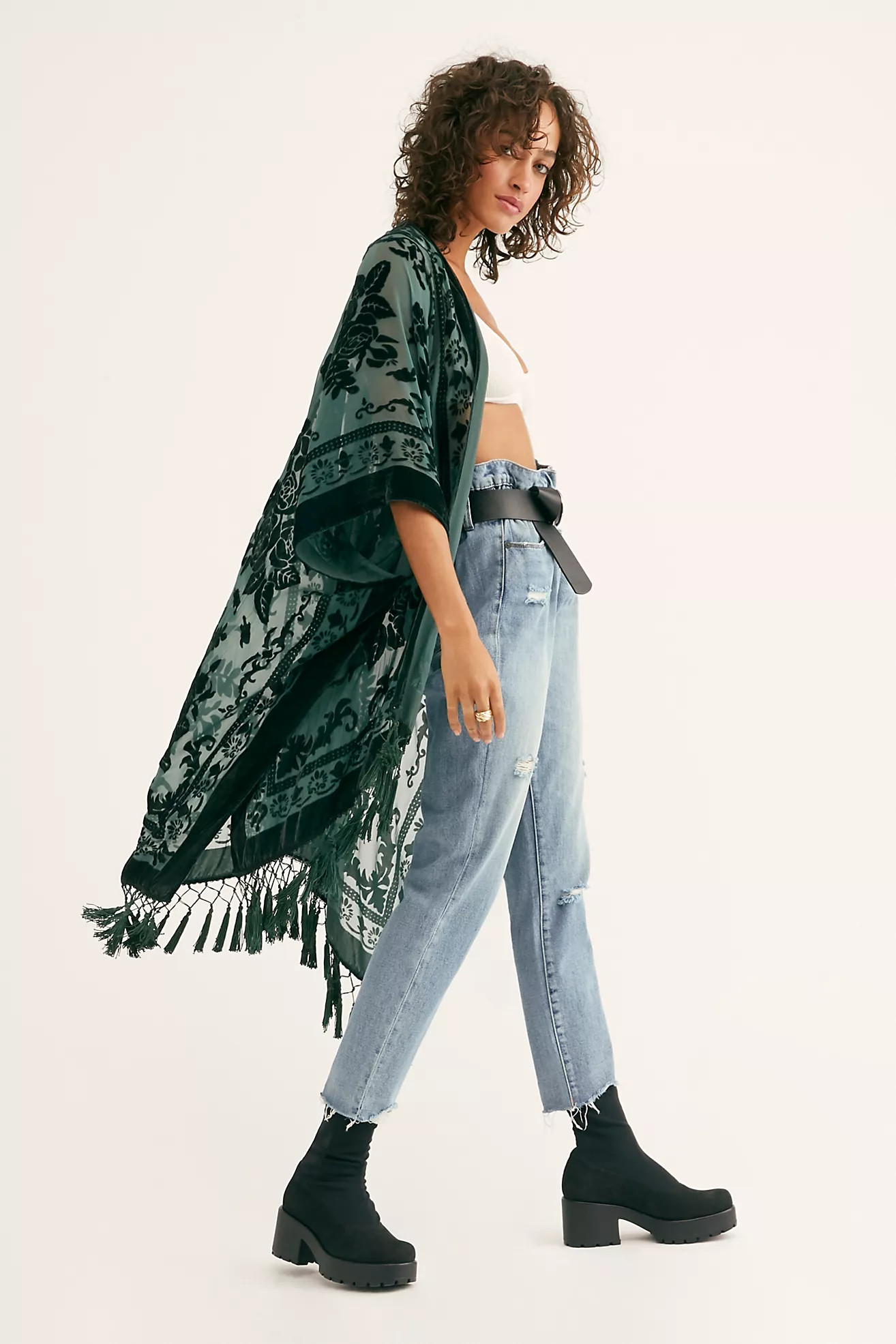 Nightbird Burnout Duster | Free People (Global - UK&FR Excluded)