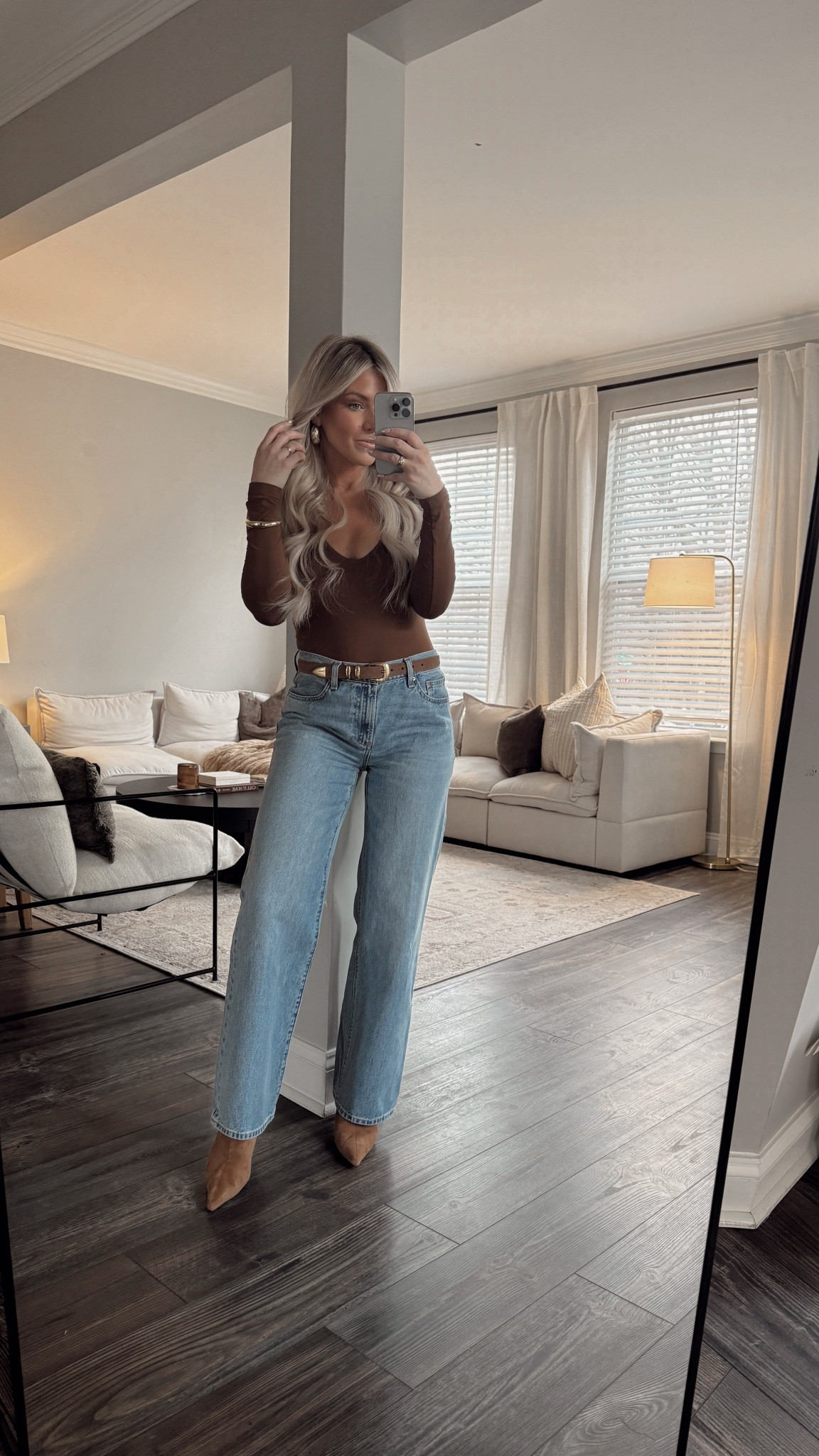 Bodysuit on sale for $34 and still in stock! Wearing a medium. 

#LTKSaleAlert #LTKFindsUnder100 #LTKSeasonal