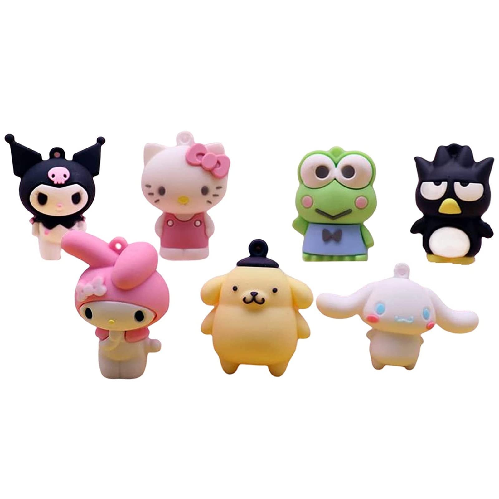 Gonii 7Pcs Cute Anime Cake Topper Set, Kawaii Anime Figure,Anime Theme Party Decoration Supplies,... | Amazon (US)