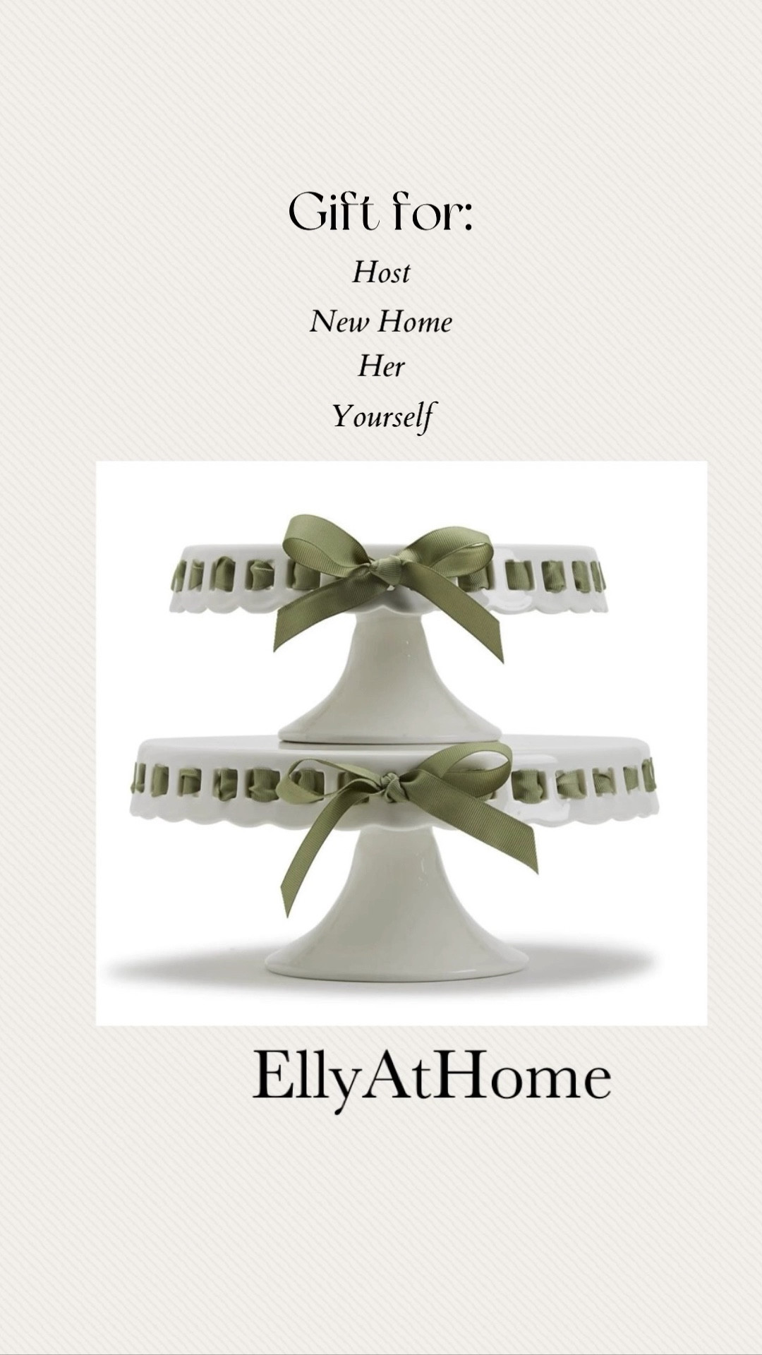 Beautiful vintage scallop stands with ribbon. Holiday, Christmas gifts for host, new home, her or yourself! Shop more gift ideas. Holiday, Christmas decor. Amazon home, House of Blum. Free shipping. 

#LTKsalealert #LTKVideo #LTKHoliday