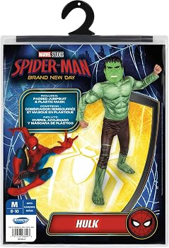 MARVEL Hulk Official Youth Halloween Costume - Premium Quality Padded Jumpsuit with Plastic Mask | Amazon (US)