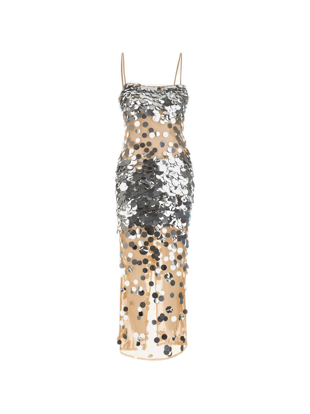 sequin slip midi dress | Farfetch Global