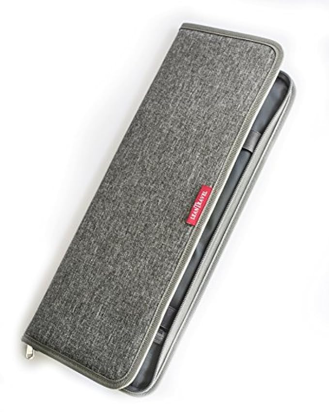 LeanTravel Premium Tie Case Organizer for Travel w/Storage Bag for Cufflinks and Small Accessories | Amazon (US)