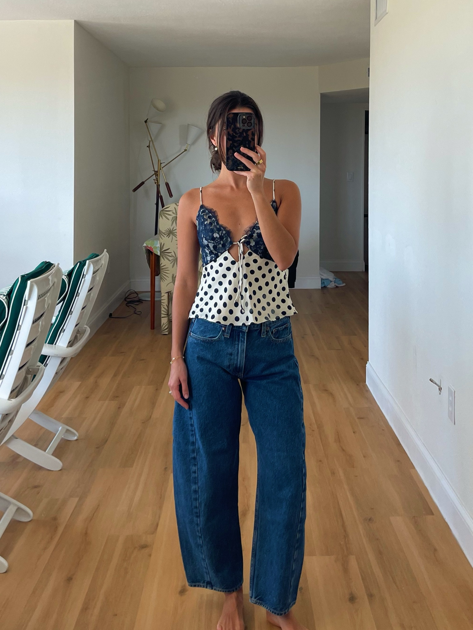 styled the polka dot & barrel jeans! wearing xxs in top and 24 short in jeans @abercrombie #abercrombiestyle #abercrombiepartner

#LTKSaleAlert #LTKFindsUnder100 #LTKPetite