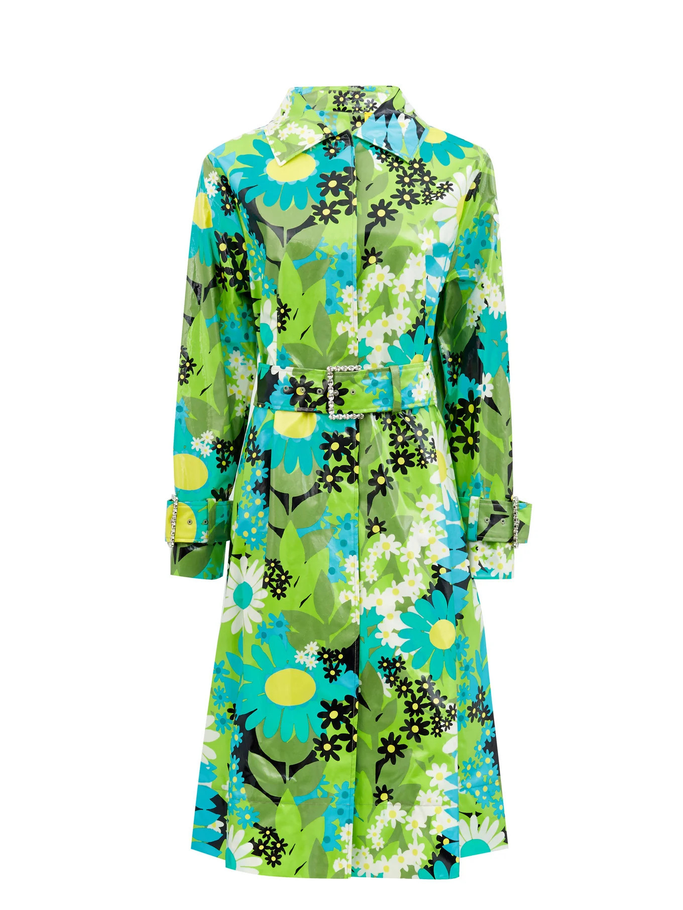Charlie floral coated cotton-canvas raincoat | Matches (US)