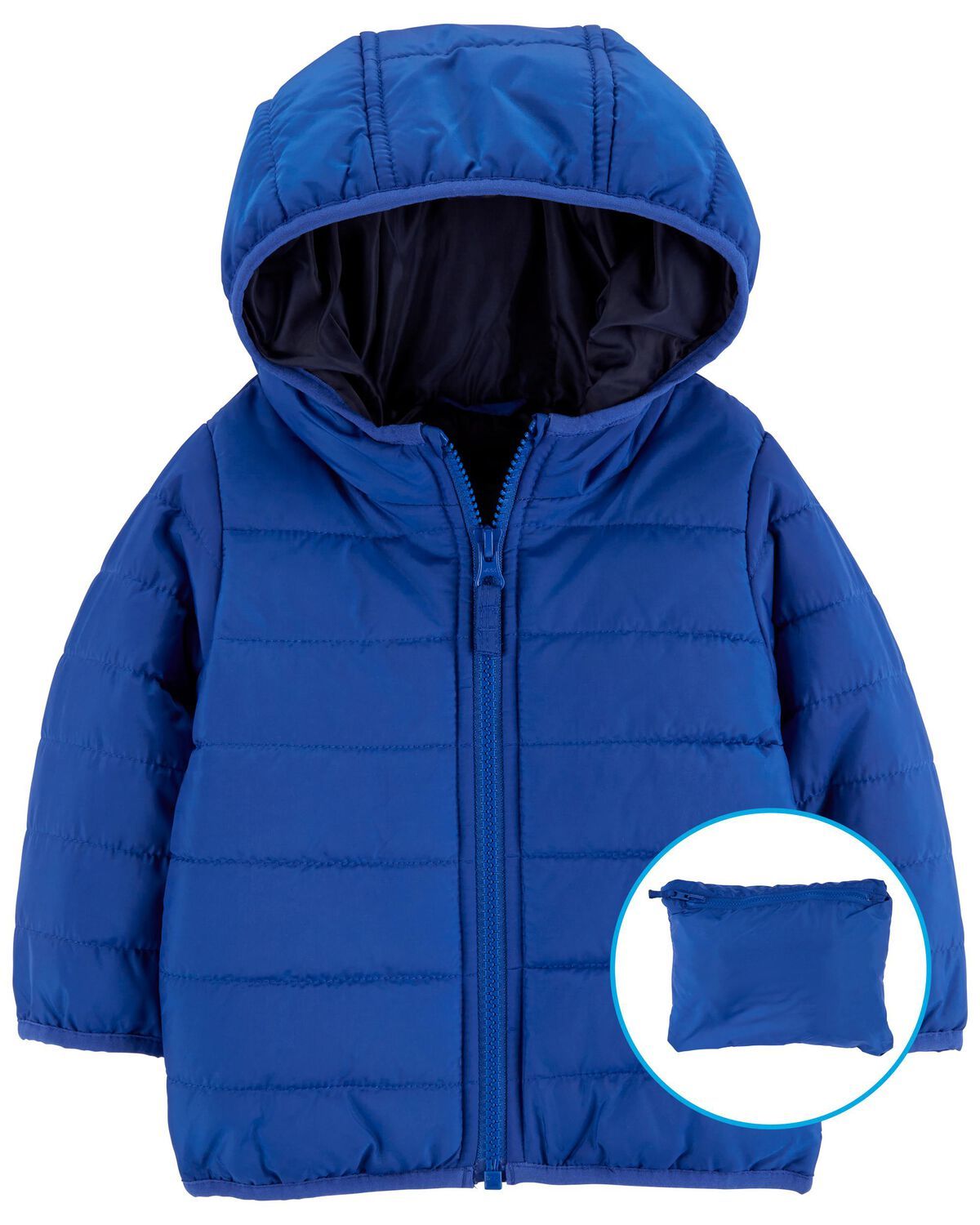 Blue Baby Packable Puffer Jacket | carters.com | Carter's